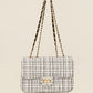Luxe crossbody tas zwart wit