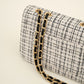 Luxe crossbody tas zwart wit