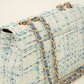 Luxe crossbody tas aqua