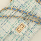 Luxe crossbody tas aqua