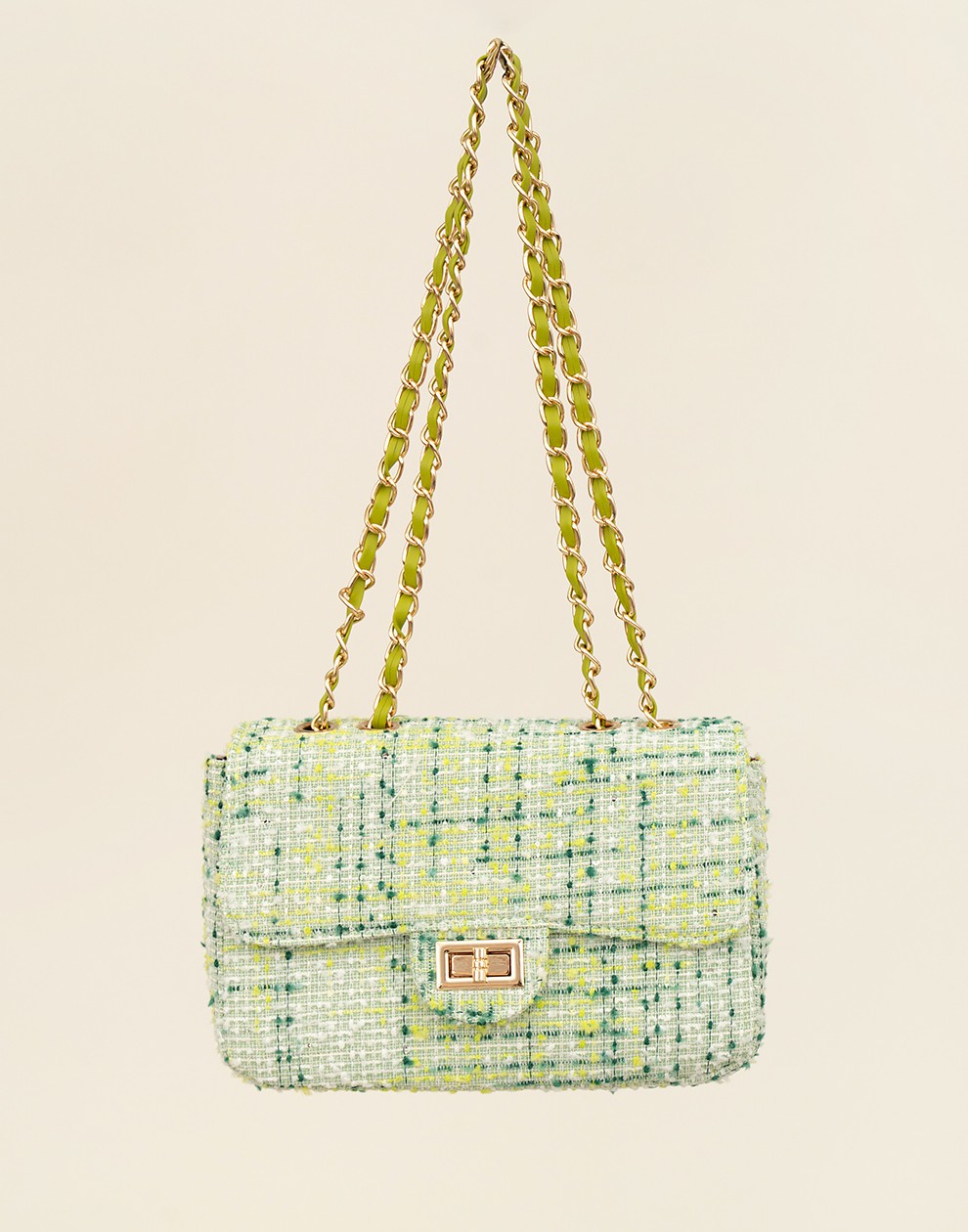Luxe crossbody tas mint groen