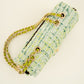 Luxe crossbody tas mint groen
