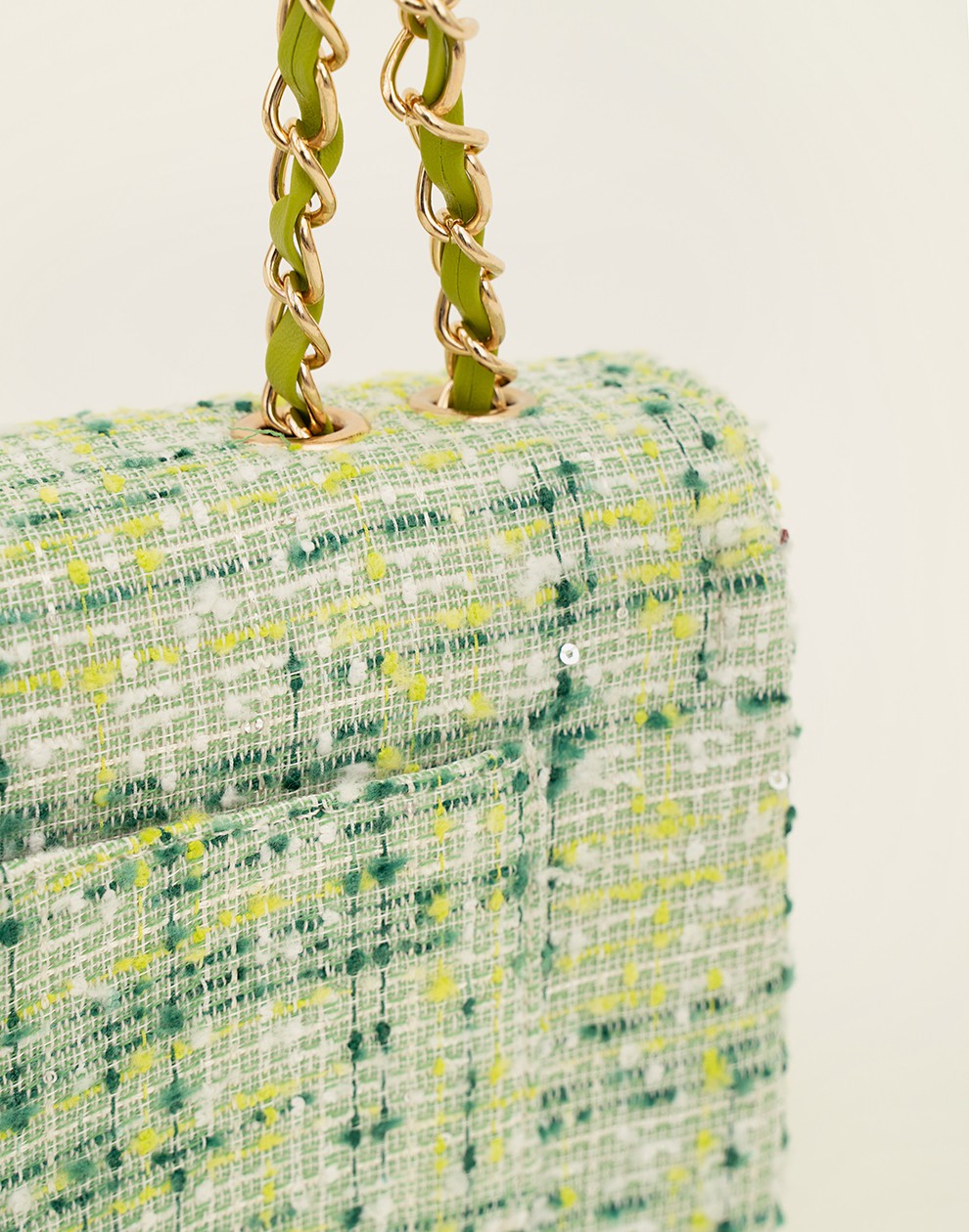 Luxe crossbody tas mint groen