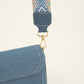 Hippe Jeans tas met gave strap