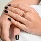 ring love goudkleurig