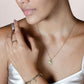 ketting zon goudkleurig