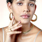 oorringen statement hoops goudkleurig