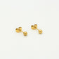 oorknoppen 4mm goudkleurig