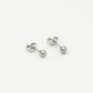 oorknoppen 4mm zilverkleurig