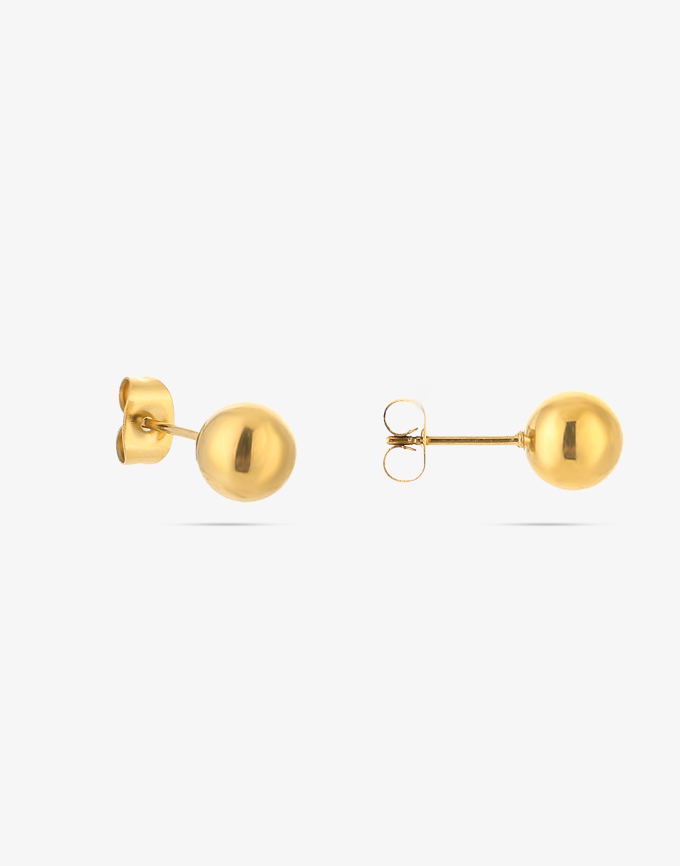 oorknoppen 6mm goudkleurig