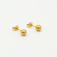 oorknoppen 6mm goudkleurig