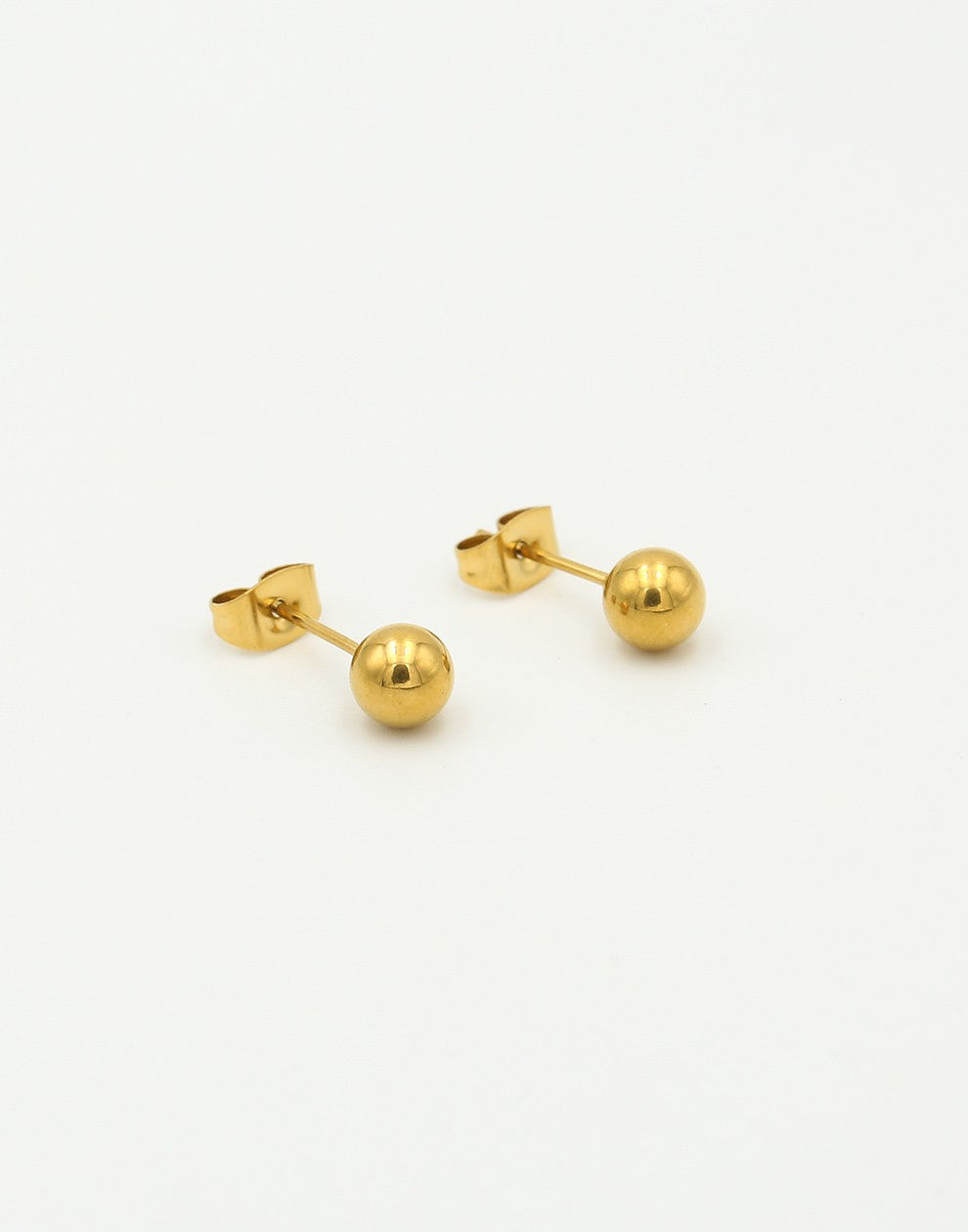 oorknoppen 6mm goudkleurig