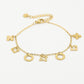 armband lucky charms goudkleurig
