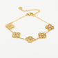 armband klavers strass