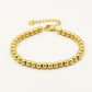 Bollen armband 4mm