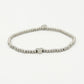 stretch bracelet heart silver-colored