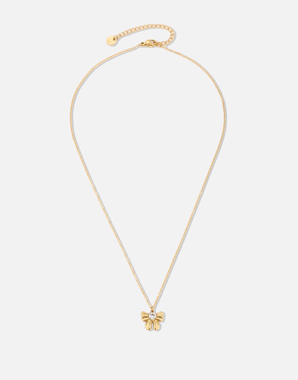 ketting strikje met steen