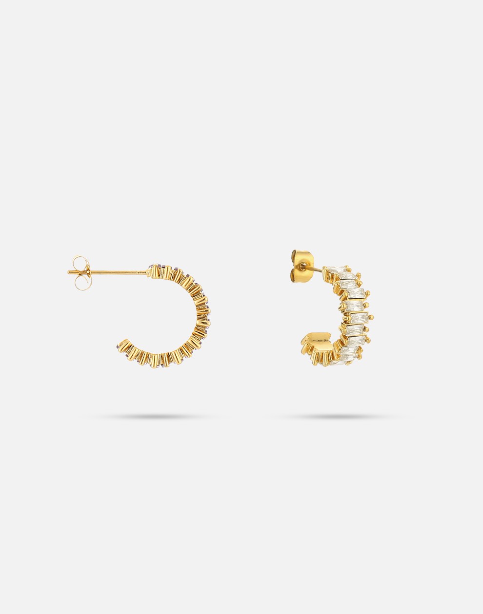 Zirkonia hoops crystal