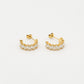 Zirkonia hoops crystal