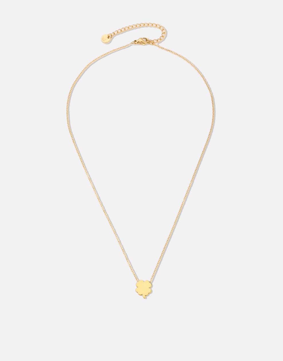 ketting kleine klaver goudkleurig