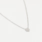 ketting kleine klaver zilverkleurig