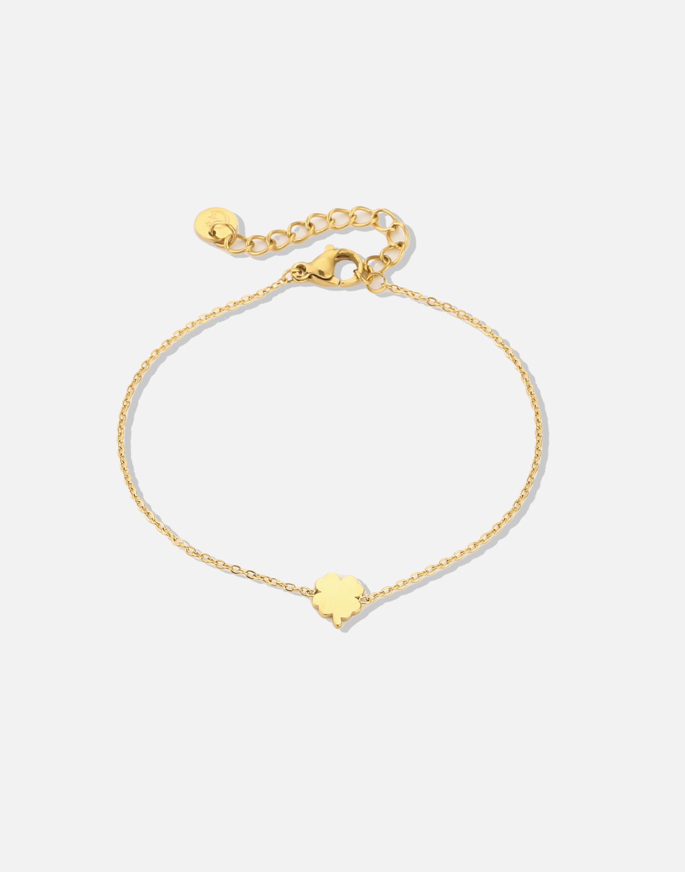 Armband kleine klaver goudkleurig