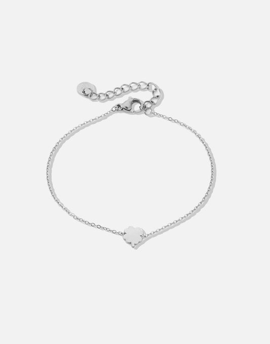 armband kleine klaver zilverkleurig