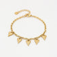 schakelarmband vintage hartjes bedels