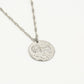 Sterrenbeeld zodiac ketting ram zilverkleurig