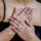 armband klavers strass