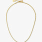 twisted link chain 2.5mm thick gold-colored