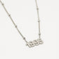 Ketting jaartal 1995 zilverkleurig