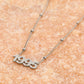 Ketting jaartal 1995 zilverkleurig