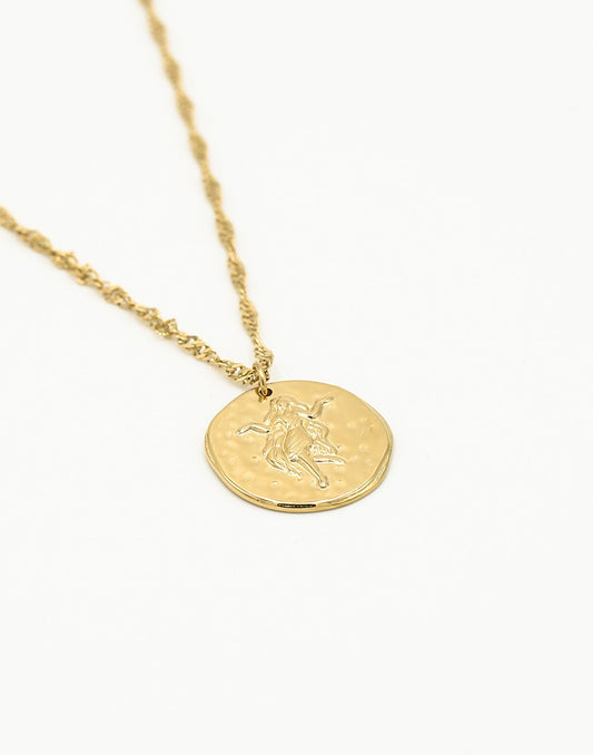 Sterrenbeeld zodiac ketting maagd goudkleurig