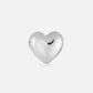 chunky ring hart zilverkleurig