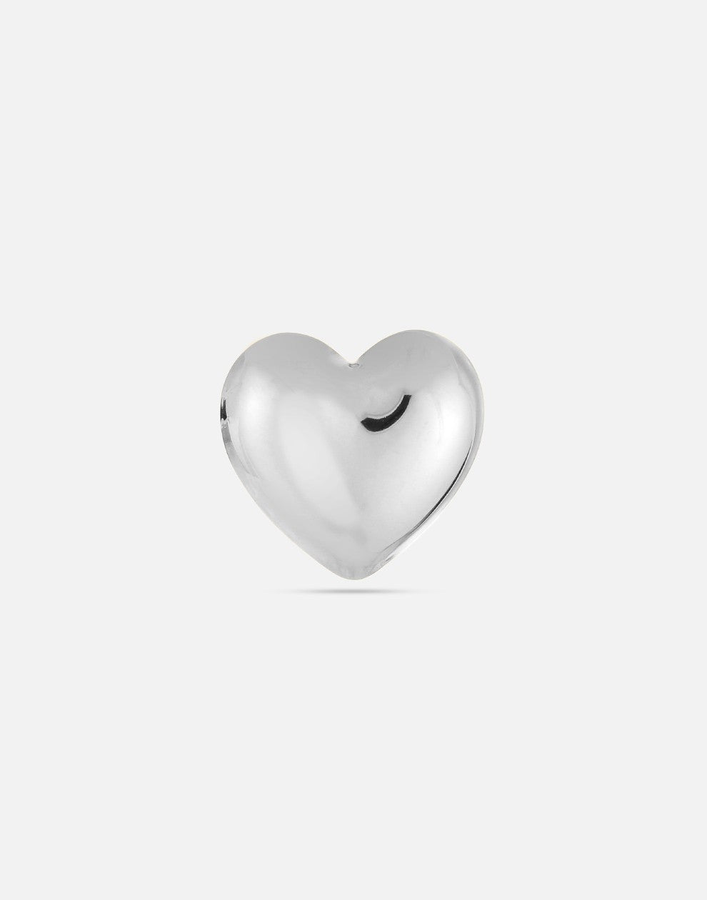 chunky ring hart zilverkleurig