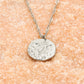 Sterrenbeeld zodiac ketting maagd zilverkleurig
