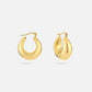 bold vintage hoops goudkleurig