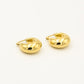 bold vintage hoops goudkleurig