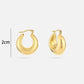 bold vintage hoops goudkleurig