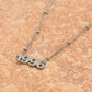Ketting jaartal 1996 zilverkleurig
