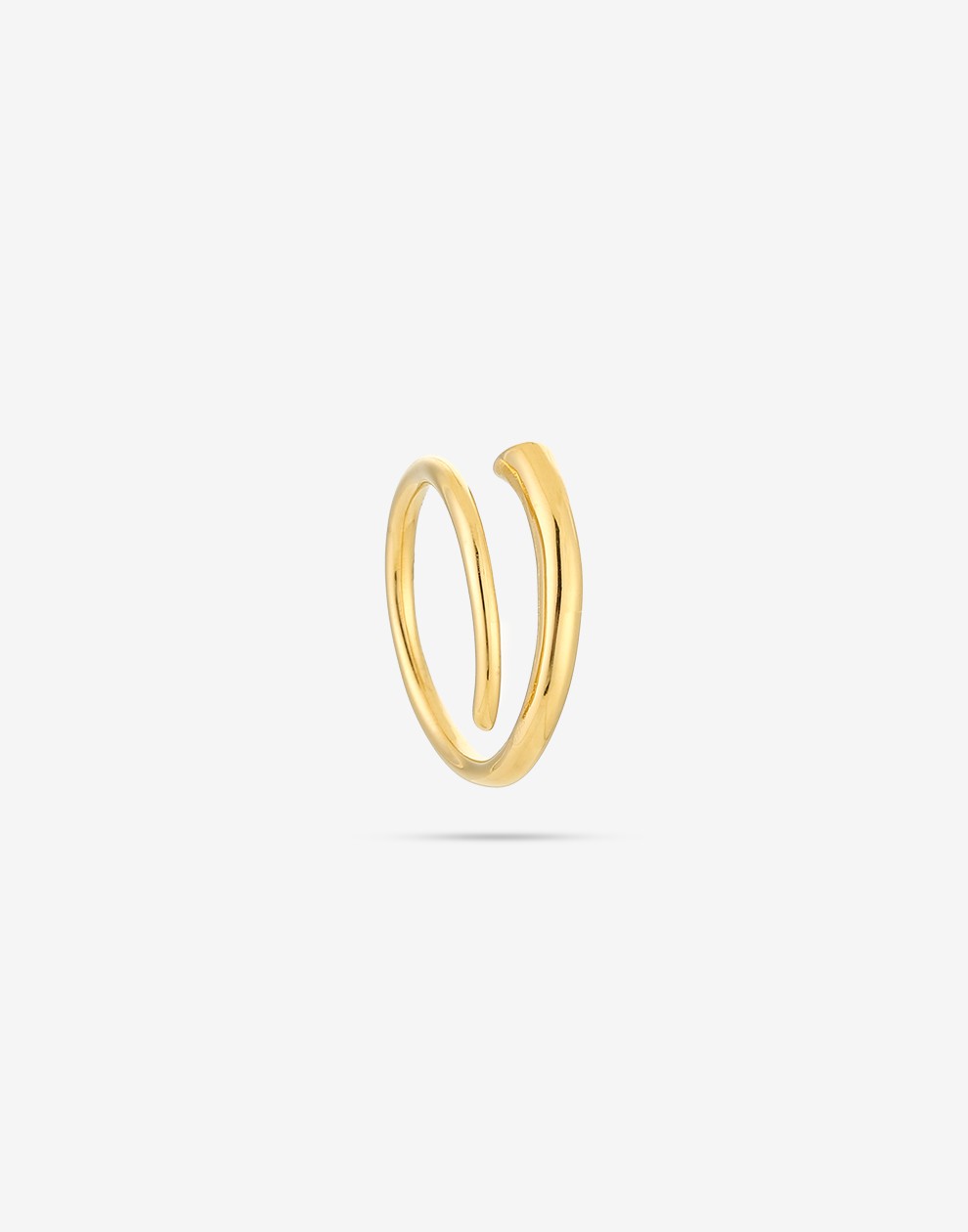 wikkel ring goudkleurig