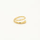 wikkel ring goudkleurig