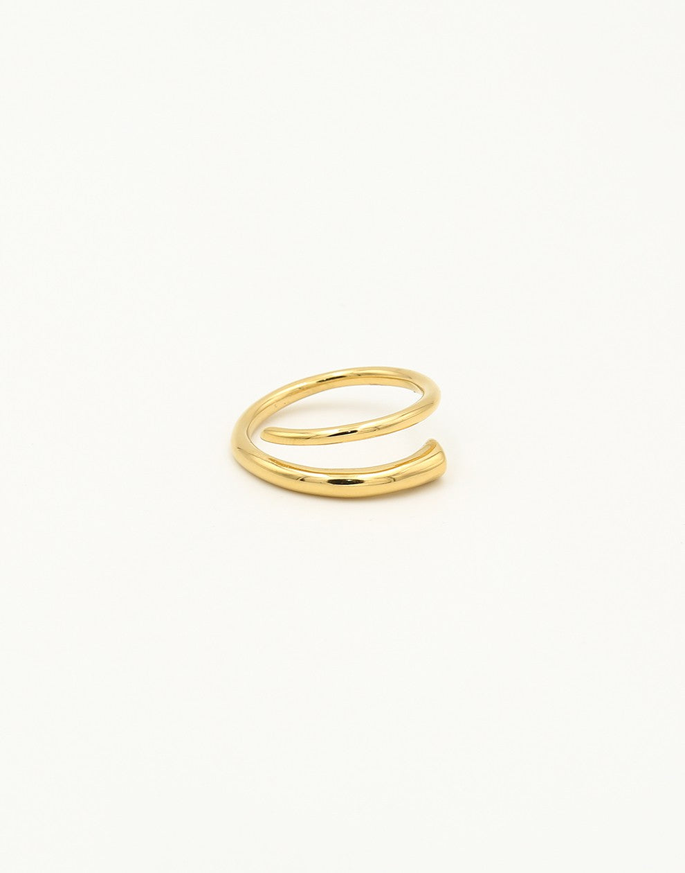 wikkel ring goudkleurig