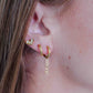 Studs playful heart stones