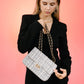 Luxe crossbody tas zwart wit