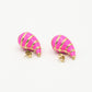 druppel oorbel roze