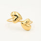 bangle grote harten goudkleurig