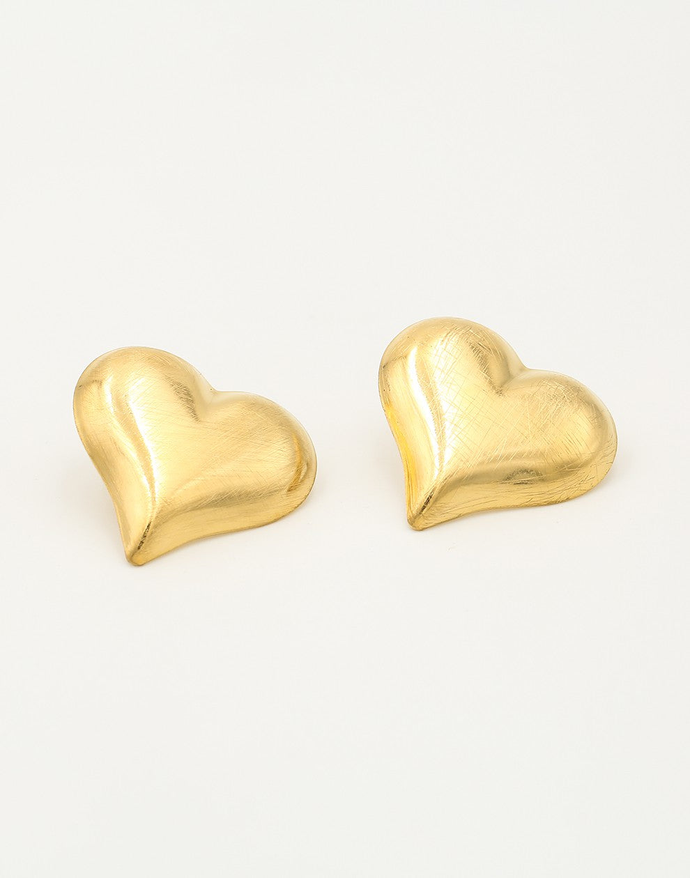 statement oorknop hart goudkleurig