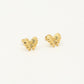 Studs strikje goudkleurig